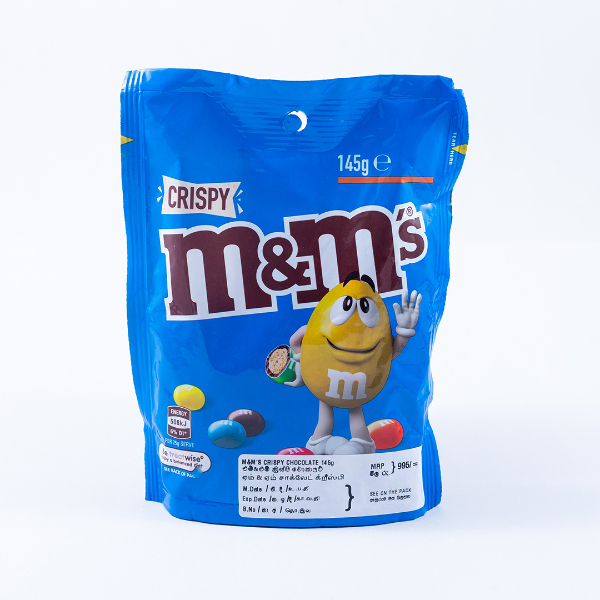 M&M Crispy Chocolate Bag 145G - M&M - Confectionary - in Sri Lanka