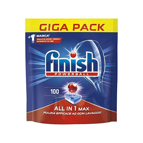 Finish Powerball All In One Deep Clean 100Tabs - FINISH - Cleaning Consumables - in Sri Lanka
