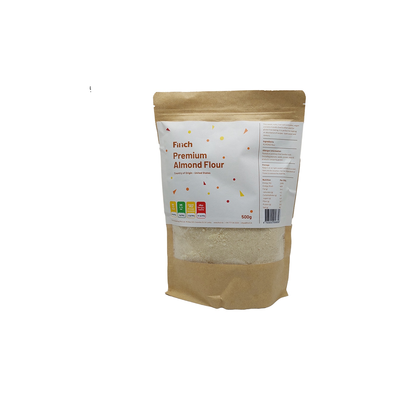 Finch Almond Flour 500G - FINCH - Flour - in Sri Lanka