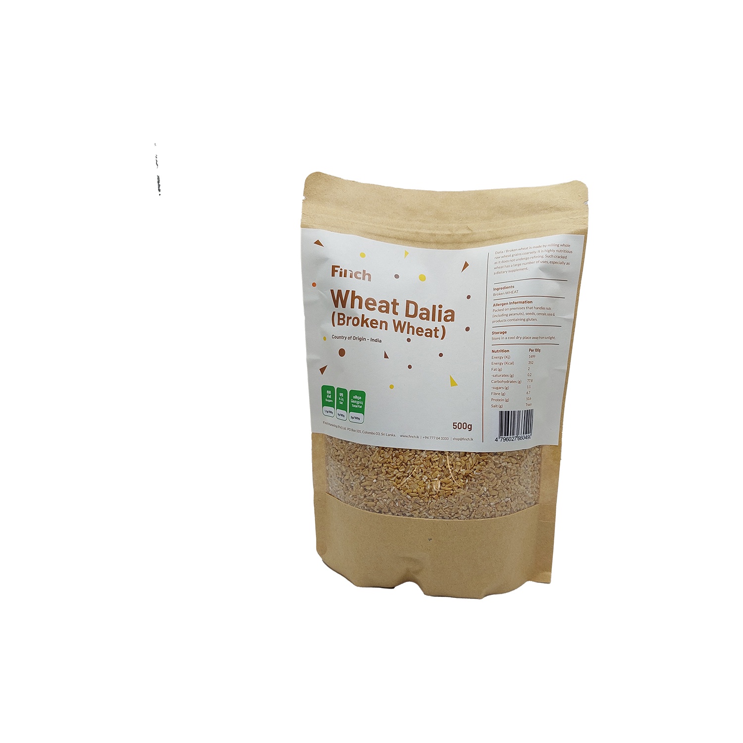 Finch Broken Wheat 500G - FINCH - Flour - in Sri Lanka