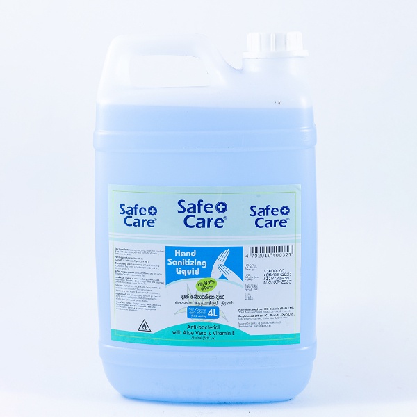 Safe Care Hand Sanitizer Liquid 4L - SAFE CARE - Body Cleansing - in Sri Lanka