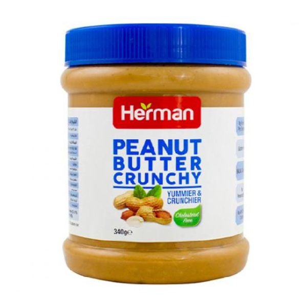Herman Peanut Butter Crunchy 340G - HERMAN - Spreads - in Sri Lanka