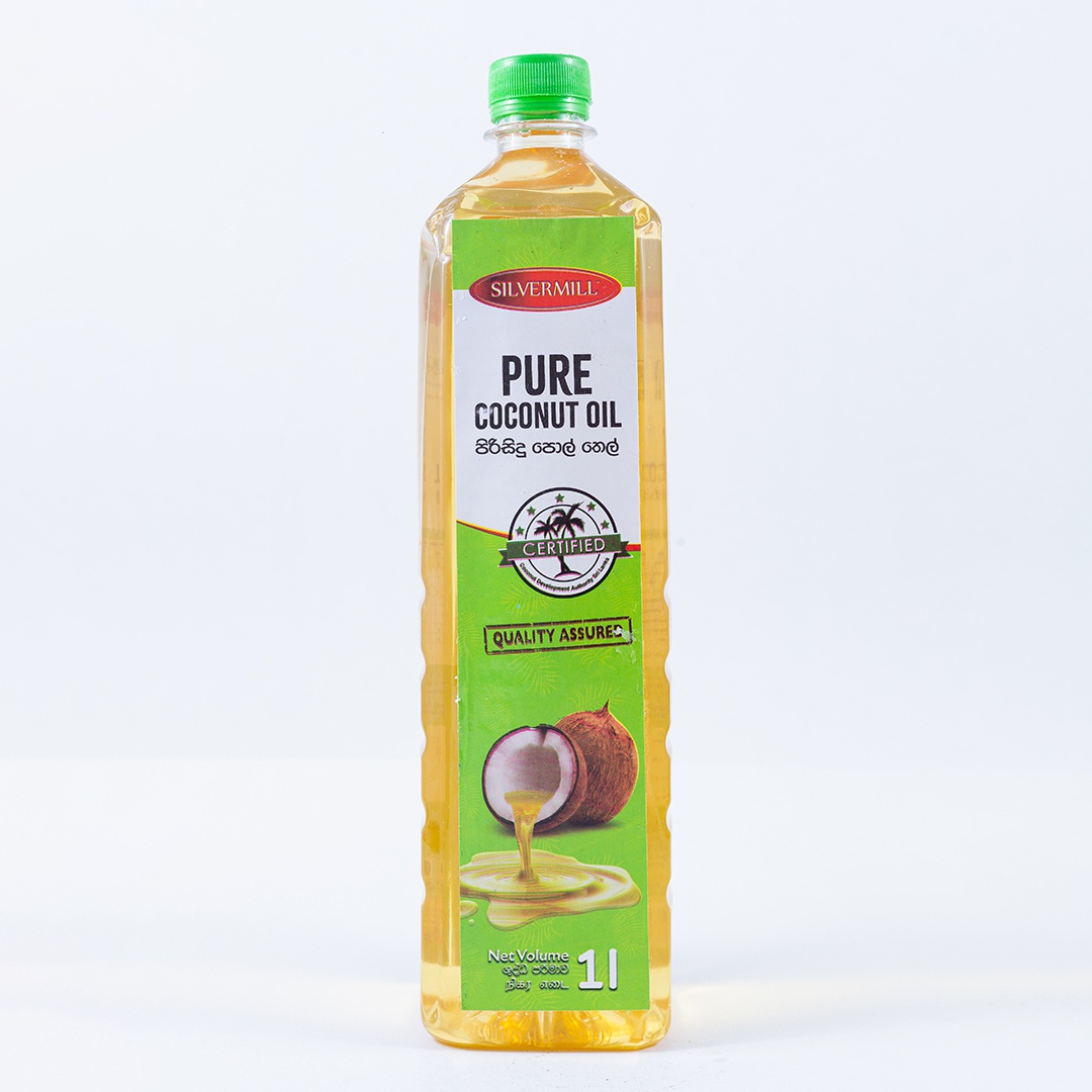 Silvermill Pure Coconut Oil 1L - SILVERMILL - Oil / Fat - in Sri Lanka