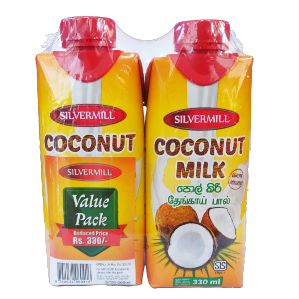 Silvermill Real Coconut Milk Value Pack 660Ml - SILVERMILL - Seasoning - in Sri Lanka