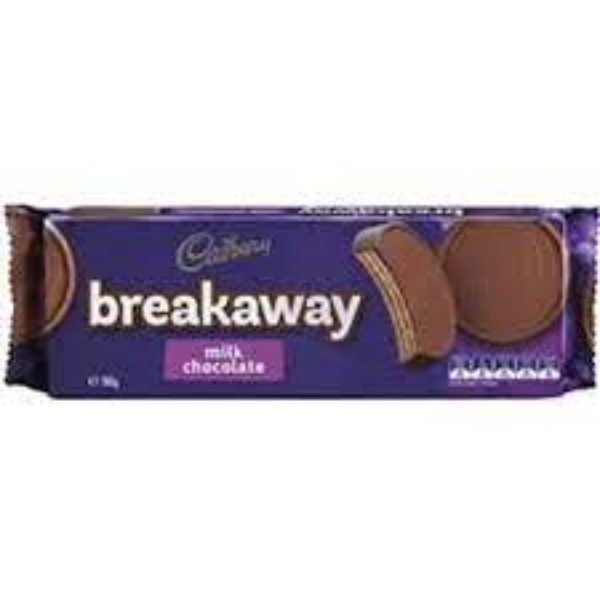 Cadbury Biscuit Breakaway Milk Chocolate 180G - CADBURY - Biscuits - in Sri Lanka