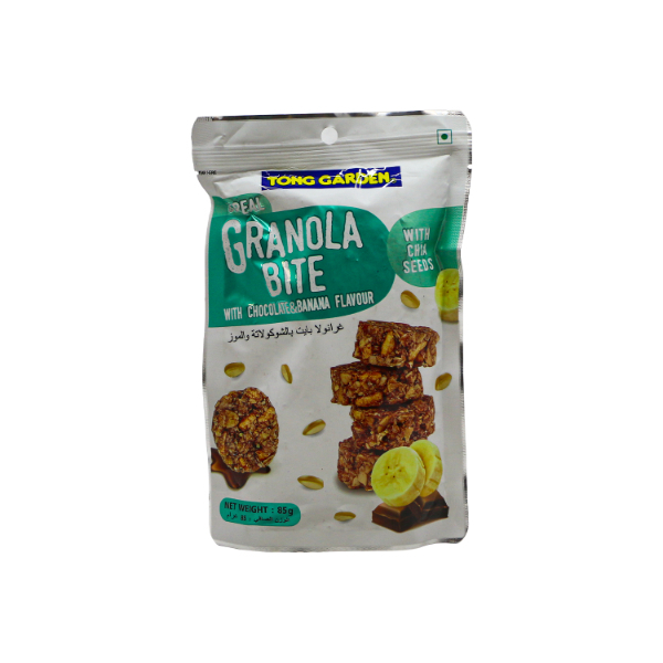 Tong Garden Granola Bite Chocolate & Banana Flavour 85G - TONG GARDEN - Cereals - in Sri Lanka