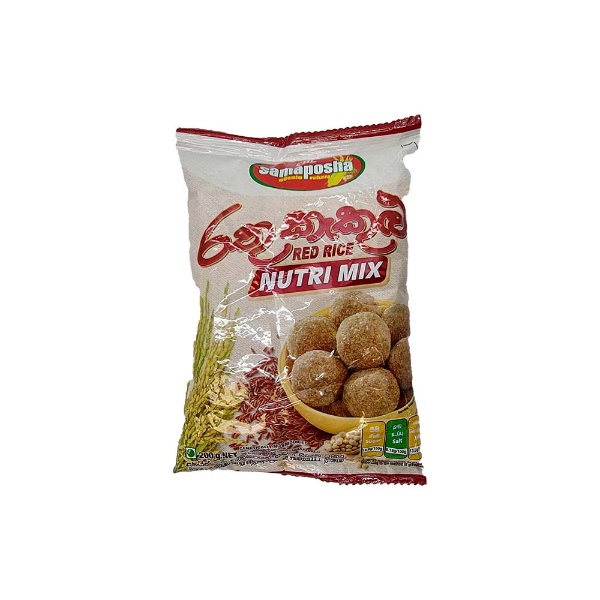 Samaposha Red Rice Nutri Mix 200G - SAMAPOSHA - Cereals - in Sri Lanka