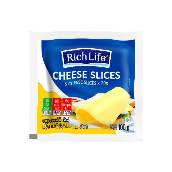 Richlife Cheese Slices 100G - RICHLIFE - Cheese - in Sri Lanka