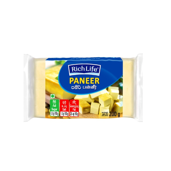 Richlife Cheese Paneer 200G - RICHLIFE - Cheese - in Sri Lanka