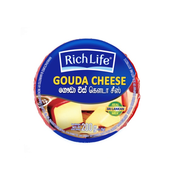 Richlife Gouda Cheese 200G - RICHLIFE - Cheese - in Sri Lanka