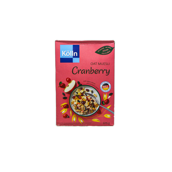 Kölln Oat Muesli Cranberry 375G - KÖLLN - Cereals - in Sri Lanka