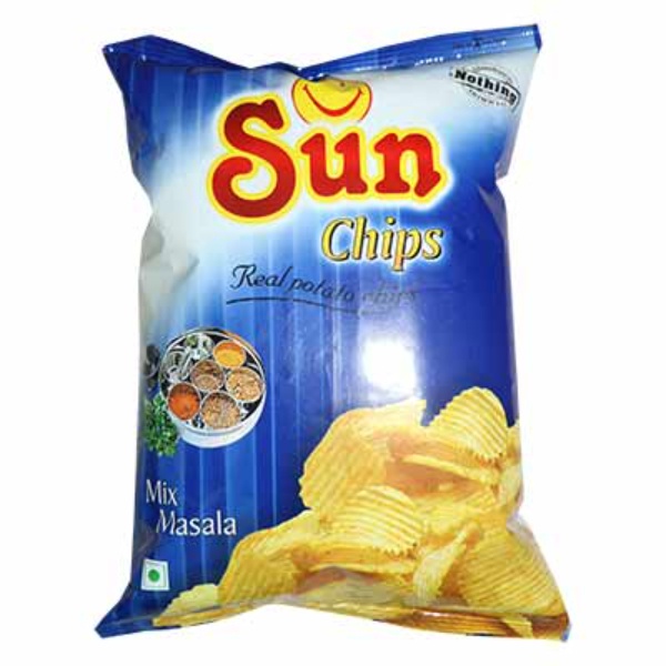 Sun Chips Potato Chips Mix Masala 80G - Sun Chips - Snacks - in Sri Lanka