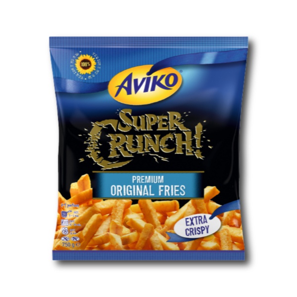 Aviko Fries Super Crunch Original 750G - Aviko - Frozen Rtc Snacks - in Sri Lanka