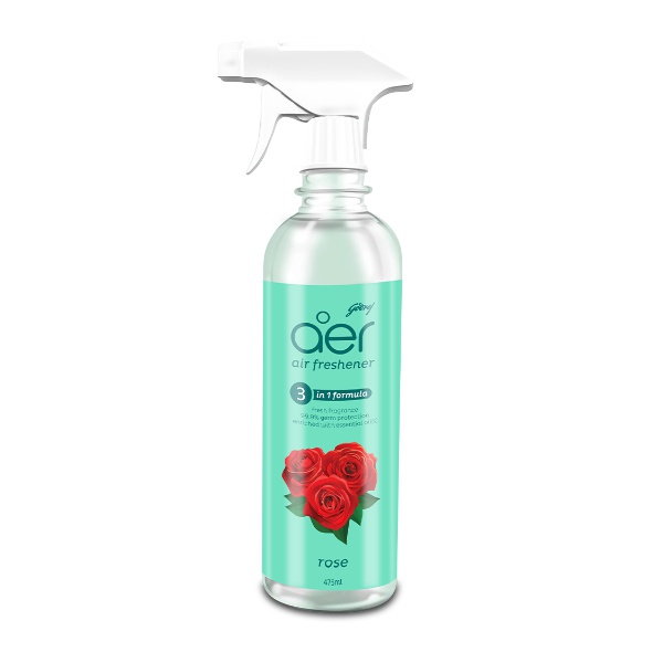 Godrej Aer Air Freshener Spray Rose 475Ml - Godrej - Cleaning Consumables - in Sri Lanka