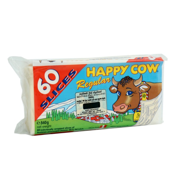 Happy Cow Cheese Regular 60 Slices 840G - HAPPY COW - Cheese - in Sri Lanka