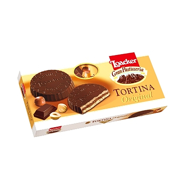 Loacker Tortina Original Chocolate Biscuit 125G - LOACKER - Biscuits - in Sri Lanka