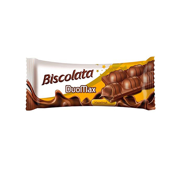 Biscolata Duo Max Hazelnut Biscuit 44G - BISCOLATA - Biscuits - in Sri Lanka