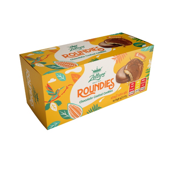 Zellers Roundies Chocolate Coated Cookies 40G - ZELLERS - Biscuits - in Sri Lanka