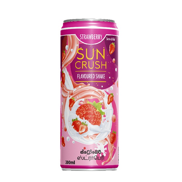 Sun Crush Strawberry Flavored Drink 200Ml - SUN CRUSH - Rtd Single Consumption - in Sri Lanka