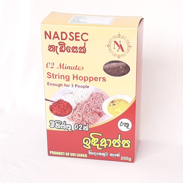 Nadsec Dehydrated String Hoppers Red 250G - NADSEC - Noodles - in Sri Lanka