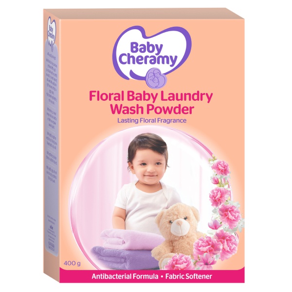 Baby Cheramy Floral Laundry Wash Powder 400G - BABY CHERAMY - Baby Need - in Sri Lanka