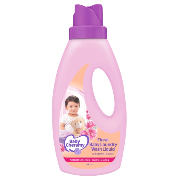 Baby Cheramy Floral Laundry Wash Liquid 650Ml - BABY CHERAMY - Baby Need - in Sri Lanka