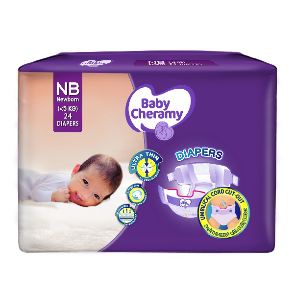 Baby Cheramy New Born Diaper 24S - BABY CHERAMY - Baby Need - in Sri Lanka