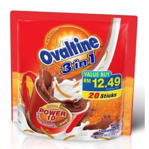 Ovaltine 3 In 1 Chocolate Malt Drink - OVALTINE - Chocolate & Malt Drinks - in Sri Lanka