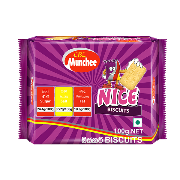 Munchee Biscuit Nice 100G - MUNCHEE - Biscuits - in Sri Lanka