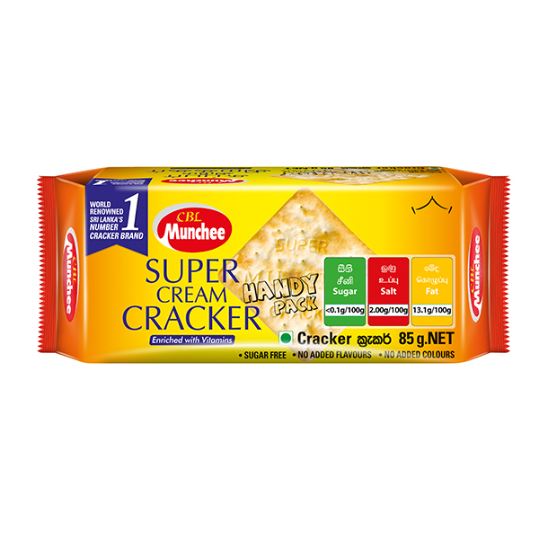 Munchee Super Cream Cracker Handy Pack 85G - MUNCHEE - Biscuits - in Sri Lanka