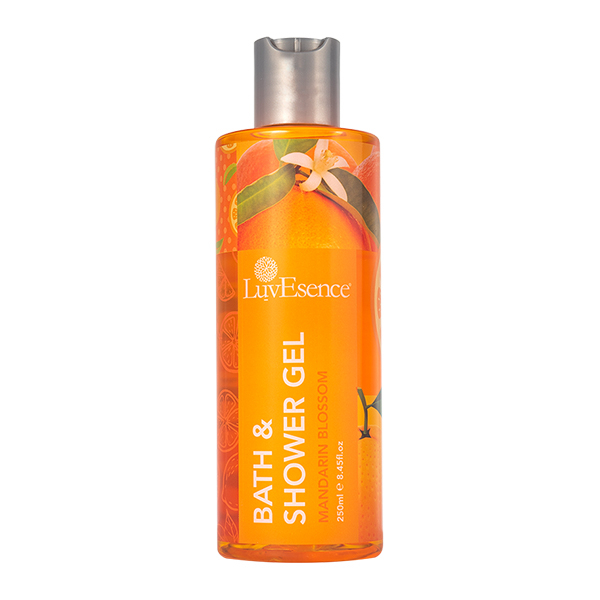 Luvesence Mandarin Blossom Bath & Shower Gel 250Ml - LUVESENCE - Body Cleansing - in Sri Lanka