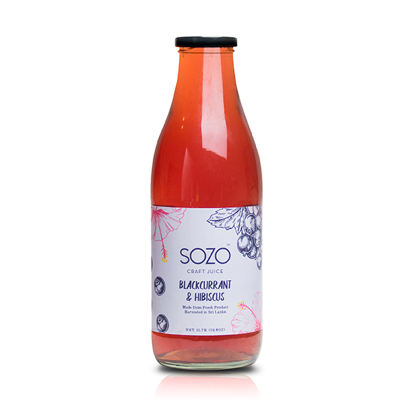 Sozo Blackcurrant & Hibiscus Juice 1L - SOZO - Juices - in Sri Lanka