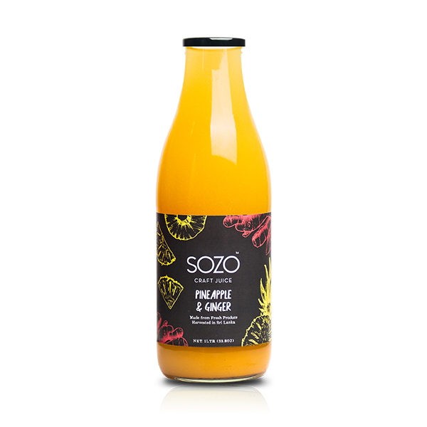 Sozo Pineapple & Ginger Juice 1 L - SOZO - Juices - in Sri Lanka