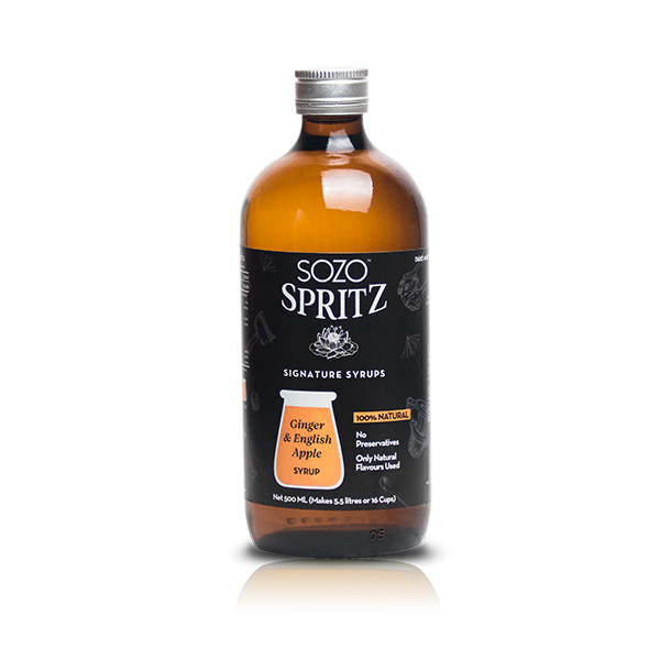 Sozo Spritz Ginger & English Apple Syrup 500Ml - SOZO - Concentrated Fruit Drink - in Sri Lanka