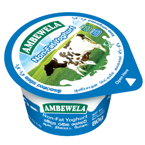 Ambewela Non Fat Yoghurt 80G - AMBEWELLA - Yogurt - in Sri Lanka