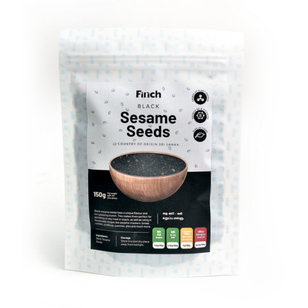 Finch Black Sesame Seeds 150G - FINCH - Pulses - in Sri Lanka
