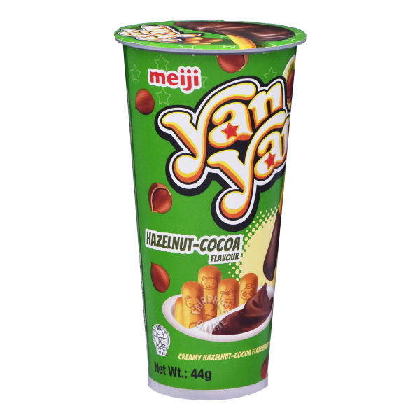 Meiji Yam Yam Hazelnut Flavour Snack 44G - MEIJI - Snacks - in Sri Lanka
