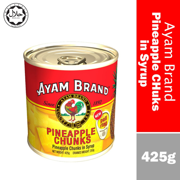 Ayam Brand Pineapple Chunks In Syrup 425G - AYAM BRAND - Processed/ Preserved Fruits - in Sri Lanka