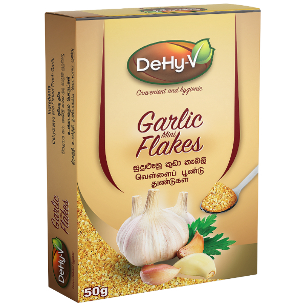 Dehy-V Garlic Mini-Flakes 50G - DeHy-V - Seasoning - in Sri Lanka