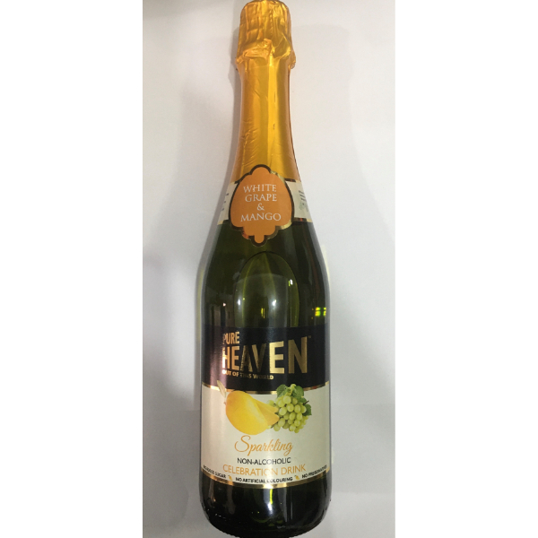 Pure Heaven Non Alcoholic White Grape & Mango Wine 750Ml - PURE HEAVEN - Non Alcoholic Beer & Wine - in Sri Lanka