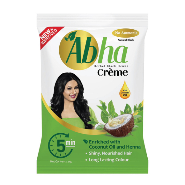 Abha Herbal Black Henna Crème 21G - ABHA - Hair Care - in Sri Lanka