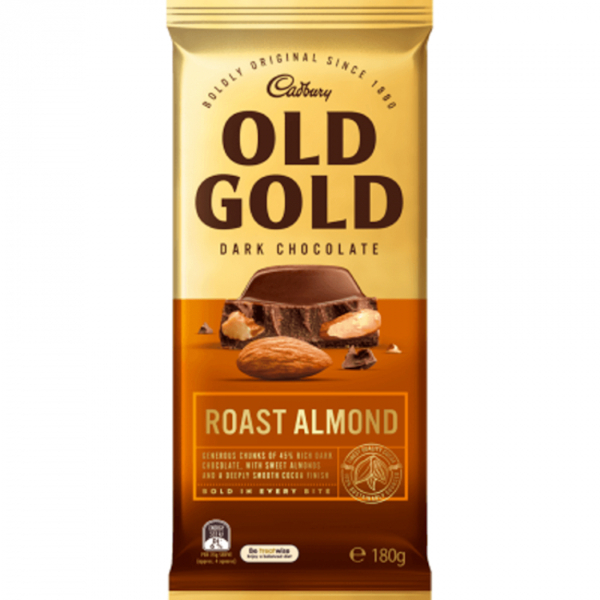 Cadbury Old Gold Roast Almond Dark Chocolate 180G - CADBURY - Confectionary - in Sri Lanka