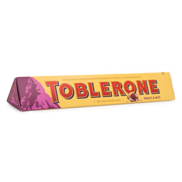 Toblerone Chocolate Fruit & Nut 100G | Glomark.lk