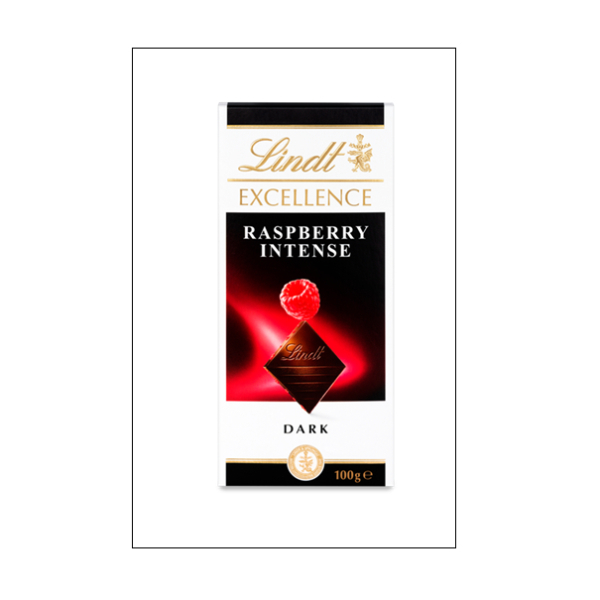 Lindt Excellence Raspberry Intense Dark Chocolate 100G - LINDT - Confectionary - in Sri Lanka