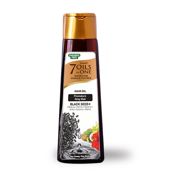 Emami Hair Oil 7Oils In One Black Seed 100Ml - EMAMI - Hair Care - in Sri Lanka