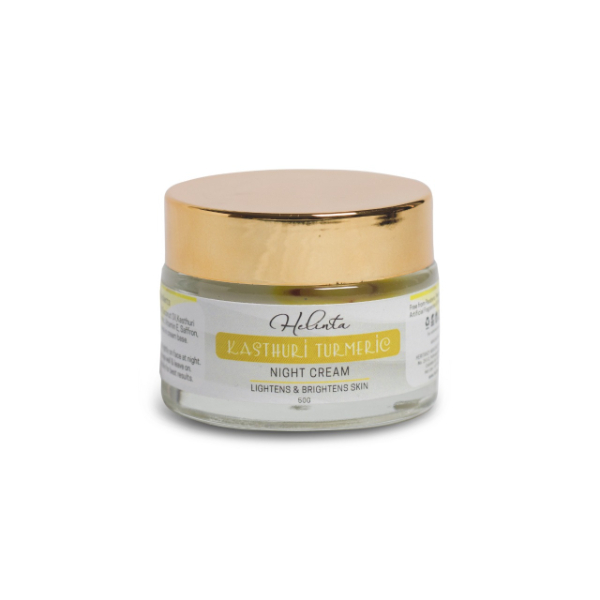 Helinta Kasthuri Turmeric Night Cream 50G Glomark.lk