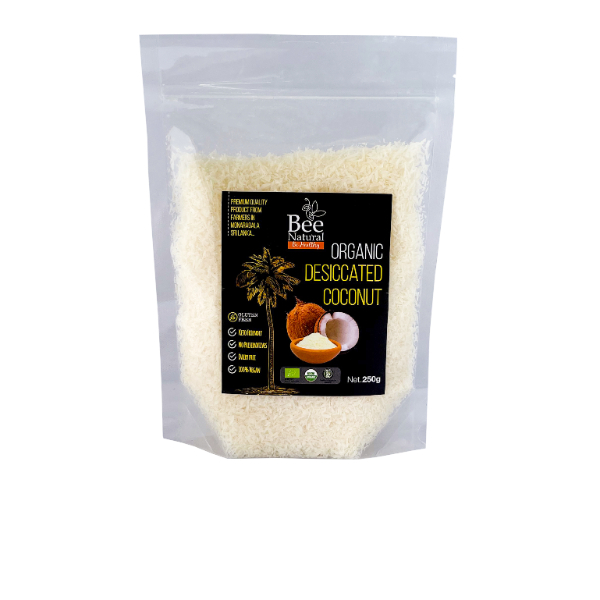 Bee Natural Organic Desiccated Coconut 250G - BEE NATURAL - Dessert & Baking - in Sri Lanka