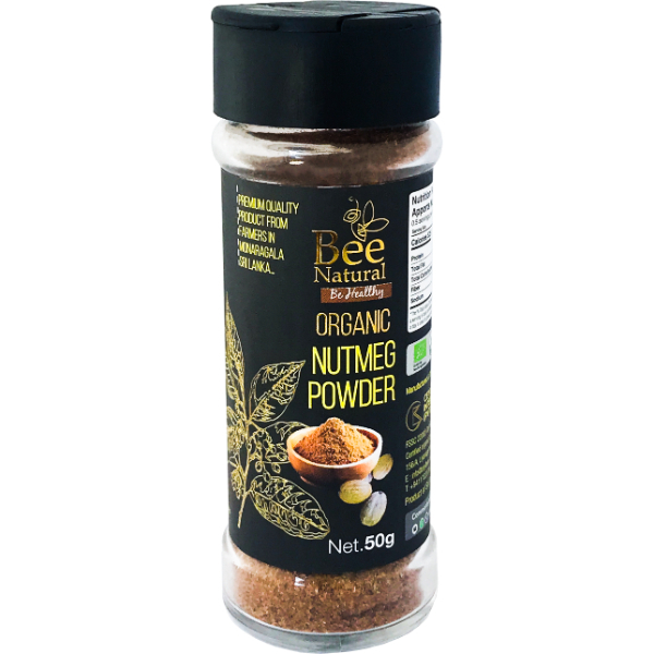 Bee Natural Organic Nutmeg Powder 50G - BEE NATURAL - Seasoning - in Sri Lanka
