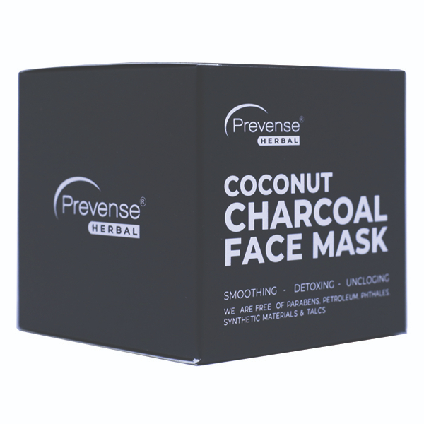 Prevense Herbal Coconut Charcoalface Mask 75G - PREVENSE - Facial Care - in Sri Lanka