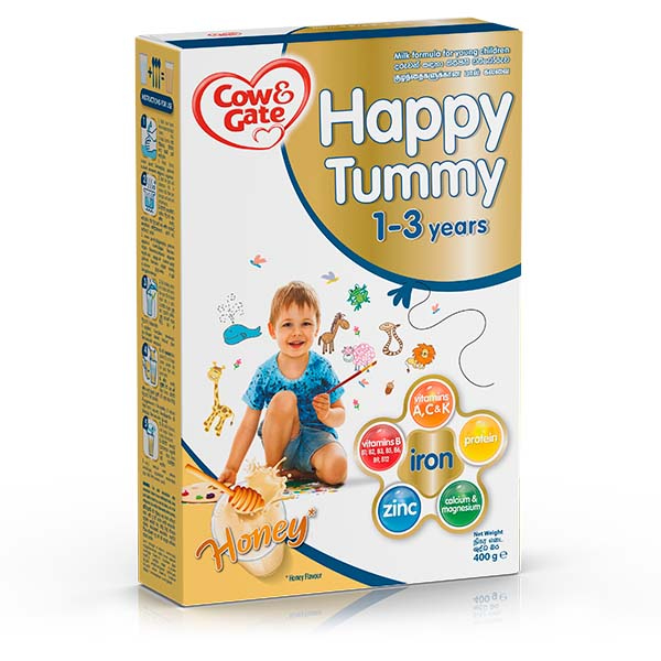 Cow&Gate Happy Tummy Milk Powder 1-3Y Honey 400G - COW&GATE - Baby Food - in Sri Lanka
